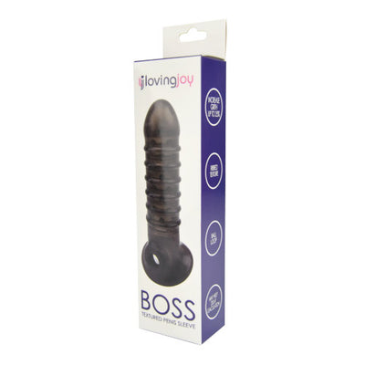 Loving Joy Boss Textured Penis Sleeve with Ball Loop