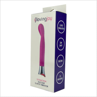 Loving Joy 10 Function Silicone G-Spot Vibrator Purple