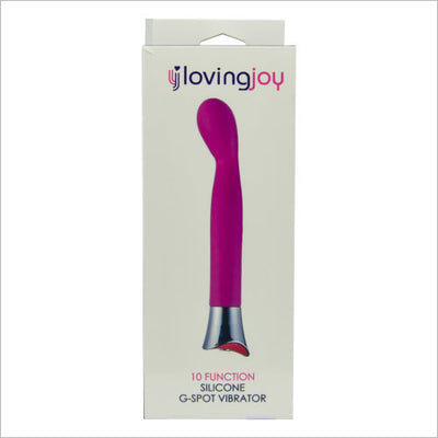 Loving Joy 10 Function Silicone G-Spot Vibrator Purple