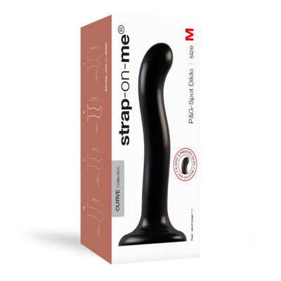 Strap-on-Me P&G Spot Dildo Medium Black