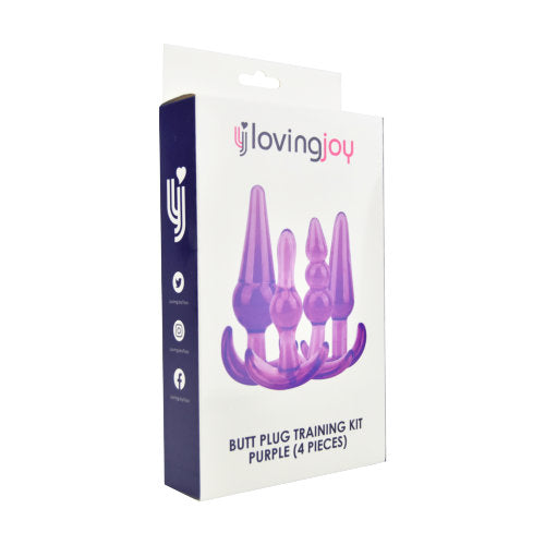 Loving Joy Butt Plug Training Kit Purple