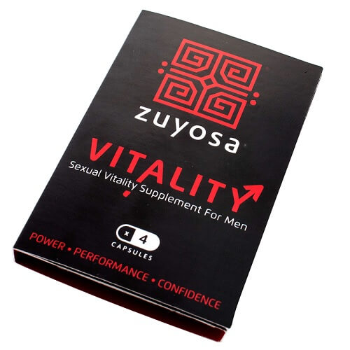 Zuyosa Sexual Vitality Supplement for Men 4 Pack