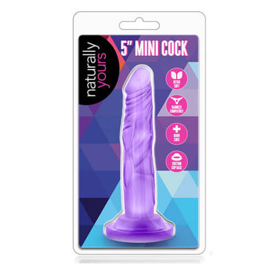 Beginners Suction Cup Dildo 5 Inch Purple