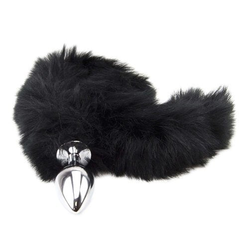 Furry Fantasy Black Panther Tail Butt Plug