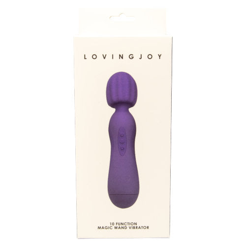 Loving Joy 10 Function Magic Wand Vibrator Purple