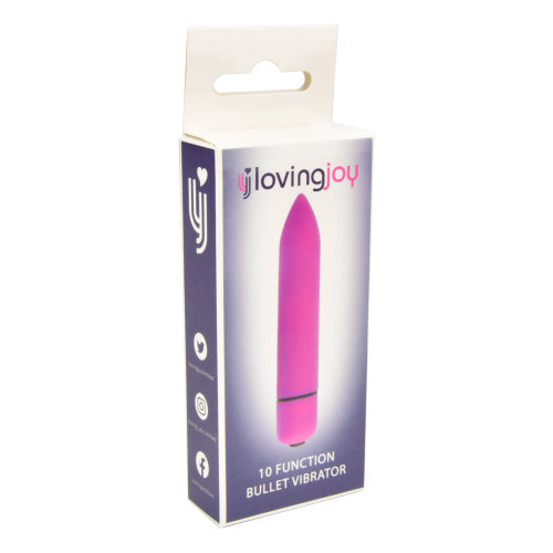 Loving Joy 10 Function Purple Bullet Vibrator