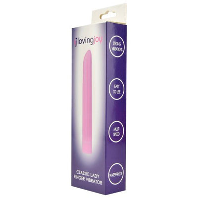 Loving Joy Classic Lady Finger Vibrator Pink