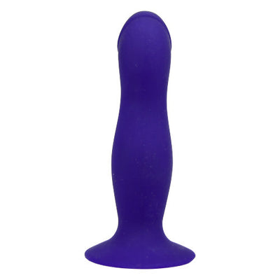 Loving Joy 6 Inch Silicone Dildo with Suction Cup Midnight Blue