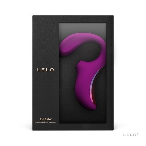 LELO Enigma Dual Stimulation Sonic Massager Deep Rose