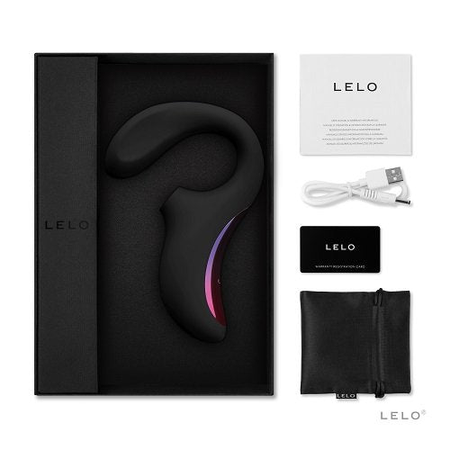 LELO Enigma Dual Stimulation Sonic Massager Black