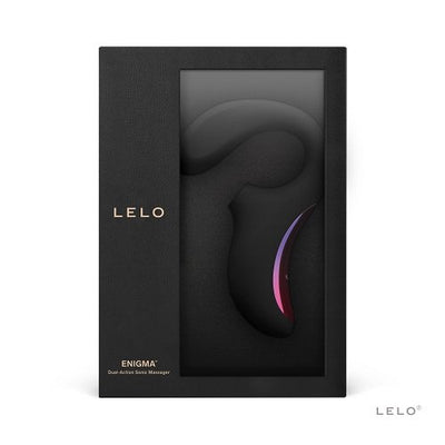 LELO Enigma Dual Stimulation Sonic Massager Black